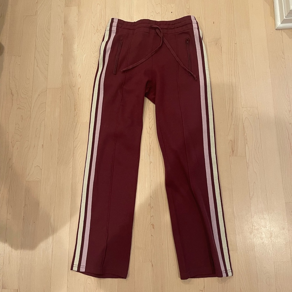 Isabel marant etoile dobbs track pants burgundy